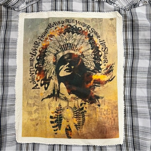 Men’s Pop Icon Pearl Snap Embroidered Long Sleeve Plaid Western Core Shirt - Picture 9 of 9